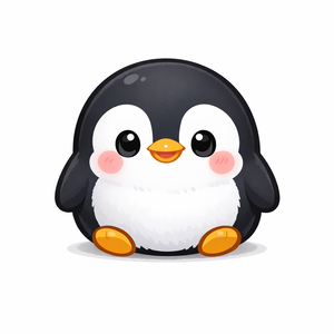 まるっこペンギンのアイコンセット