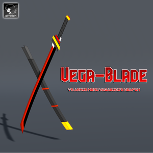 VR Armor Hero Vagabond's Weapon [Vega-Blade] | VRアーマーヒーローバガボンドの武器「ベガブレード」