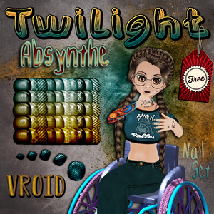 Twilight Absynth Nail Set by Miss Christina Frost