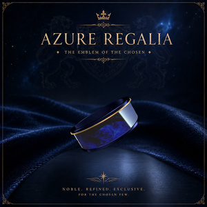 【VRChat想定】AZURE REGALIA 男性用指輪 MA対応4Avatar