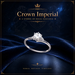 Crown Imperial MA Compatible 33 Avatars, 2 Jewel Size Prefabs (12 colors × 17 colors) | Unisex