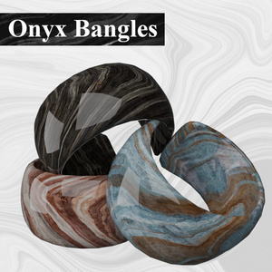 [Free] Onyx Bangle - Unity Compatible & VRChat-Ready (with Shape Keys)