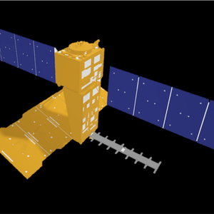 地球観測衛星「だいち4号」 3Dモデル
