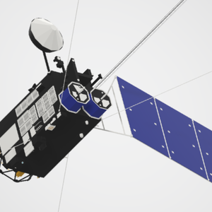 月周回衛星「かぐや」3Dモデル