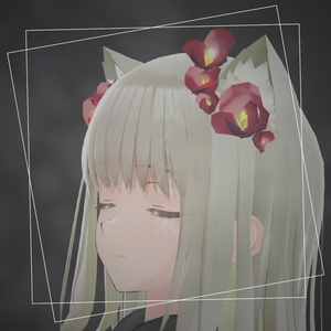 ［無料あり］戴く花束-椿［VRChat用アクセサリー］ 缩略图 5