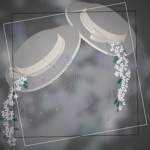 【無料あり】戴く花束-雪柳【VRChat用アクセサリー】 缩略图 2