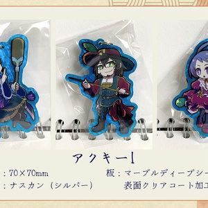ヴィータ＆メギド体アクリルセット、アクリルキーホルダー真9インキュバスカウンター メギド72 ヴィータ＆メギド体アクリルセット
