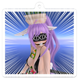 迫りくるねもね アクリルキーホルダー