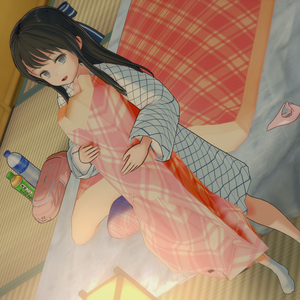 【Koikatsu Scene Pack / コイカツシーン集】 Chika Ver.（全11シーン / 11 Scenes Total） + a custom outfit card (opened yukata)