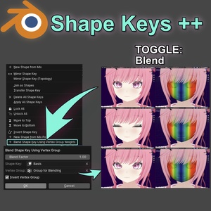 Shape Keys ++ Blender Add-on (Ver. 0.2.8) 缩略图 4