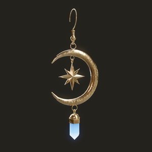 [VRChat] Celestial Ear Ring (3 Colors) / セレスティアル・イヤリング