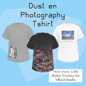 【無料有】フォトプリントTシャツ【男性VRoid】