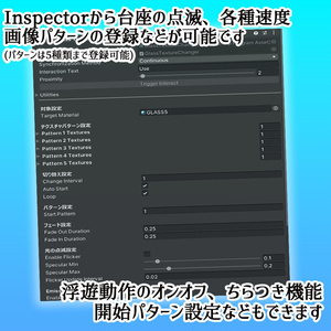 【VRC】画像がヌルヌル動く！透過型ディスプレイ3種 見本映像７パターン付属【ギミック付き3Dモデル】 缩略图 4