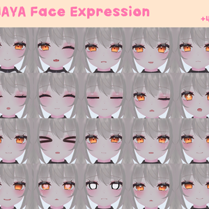 [舞夜]MAYA Face Expression Package