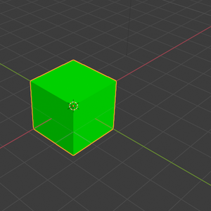 Green Cube for Eyo