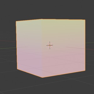 Yellow Pink Gradient Cube for Kova1