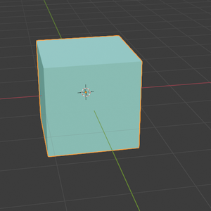 Aquamarine Cube for Tetsuko