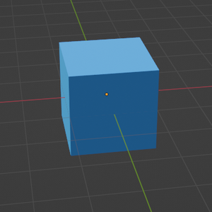 Blue Cube for Mark