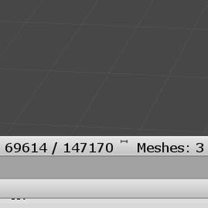 シーン内の頂点とか三角を数えてくれるやつ【Unityエディタ拡張】Polygon Counter ver 0.5