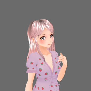 (Vroid) Neat Long Straight Hair きちんとしたロングストレートヘア