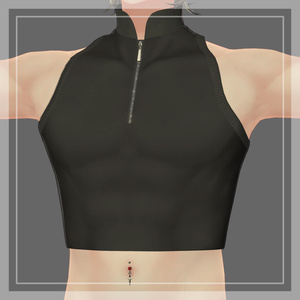【斑霞君用】何となく作った服とへそピアス 缩略图 3