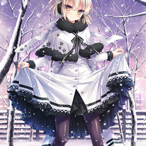 【FGO】冬の沖田さんB1タペストリー
