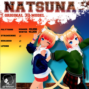 オリジナル3Dモデル『NATSUNA~ナツナ~』