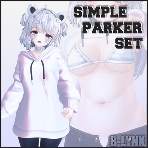 【6アバター対応】シンプルパーカーセット-Simple Parka Set-