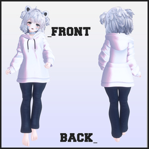 【6アバター対応】シンプルパーカーセット-Simple Parka Set- 缩略图 10