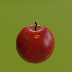 Unity対応！「3Dモデル」リアルなリンゴ🍎