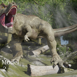 T-rex 3Dモデル
