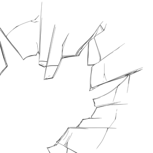 【素材】割れた画面【フリー】