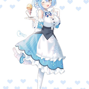 C106 コミケ リン☆ユウ 雪花ラミィ 等身大タペストリー コミケ106