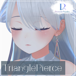 『3Dモデル』トライアングルピアス