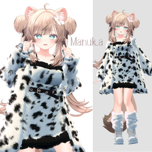 dalmatian_fur_set『3Dモデル』 缩略图 4
