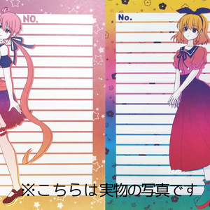 同人便箋セットL-4（創作女の子） 