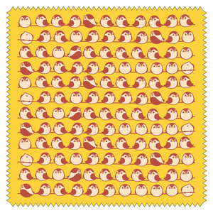 めがねふき（すずめ）