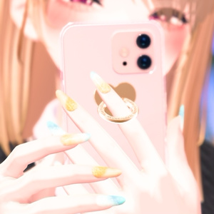 【21アバター対応】SeaSideOrangeNail【MA対応】 缩略图 8
