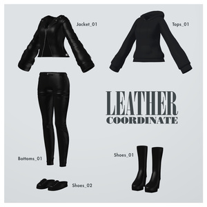 【NC's Cloth専用】Leather Coordinate【Material・Texture】 缩略图 2