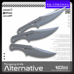 【オリジナル3Dモデル】Alternative ‐オルタナティブ‐ 【投げナイフ】
