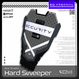 【オリジナル3Dモデル】HardSweeper ‐ハードスイーパー‐ 【ライオットシールド】
