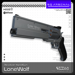 [3D Model with Gimmick] LoneWolf [Revolver Handgun]