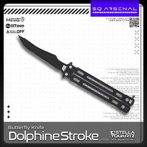 [Original 3D Model] DolphinStroke [Butterfly Knife]