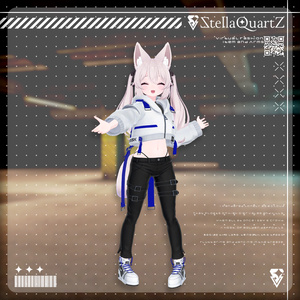 【アバター向け衣装3Dモデル】BRISK Street Style -ブリスクストリートスタイル-【スキニーパンツ＆パーカー】 缩略图 25