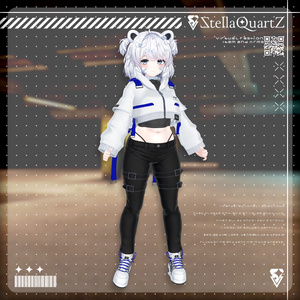 【アバター向け衣装3Dモデル】BRISK Street Style -ブリスクストリートスタイル-【スキニーパンツ＆パーカー】 缩略图 41