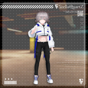 【アバター向け衣装3Dモデル】BRISK Street Style -ブリスクストリートスタイル-【スキニーパンツ＆パーカー】 缩略图 36