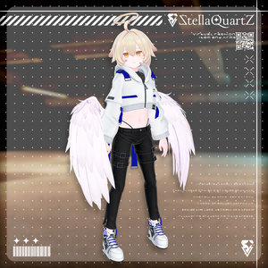 【アバター向け衣装3Dモデル】BRISK Street Style -ブリスクストリートスタイル-【スキニーパンツ＆パーカー】 缩略图 33