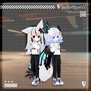 【アバター向け衣装3Dモデル】BRISK Street Style -ブリスクストリートスタイル-【スキニーパンツ＆パーカー】 缩略图 38