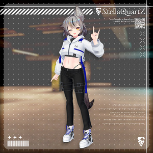 【アバター向け衣装3Dモデル】BRISK Street Style -ブリスクストリートスタイル-【スキニーパンツ＆パーカー】 缩略图 30
