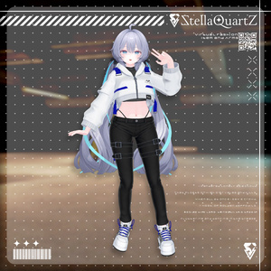 【アバター向け衣装3Dモデル】BRISK Street Style -ブリスクストリートスタイル-【スキニーパンツ＆パーカー】 缩略图 40